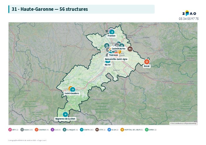Cartographie des structures — 31 - Haute-Garonne (PDF)